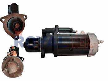 MOTOR DE ARRANQUE ROYALTEK SCANIA 124 / 360 / 400 / 420 / SERIE K / SERIE P / SERIE R / SERIE T -- 6.7 KW / 24 VOLTS / 11 DIENTES / SENTIDO HORARIO --- OEM 0001371006 1352290 1357709 571168 DRS7760 0001371007 0001371066 0986017760 F042002097 571463 579270 579271 1358639 571427 1382290 8EA737403001 LRS1897 LRS01897